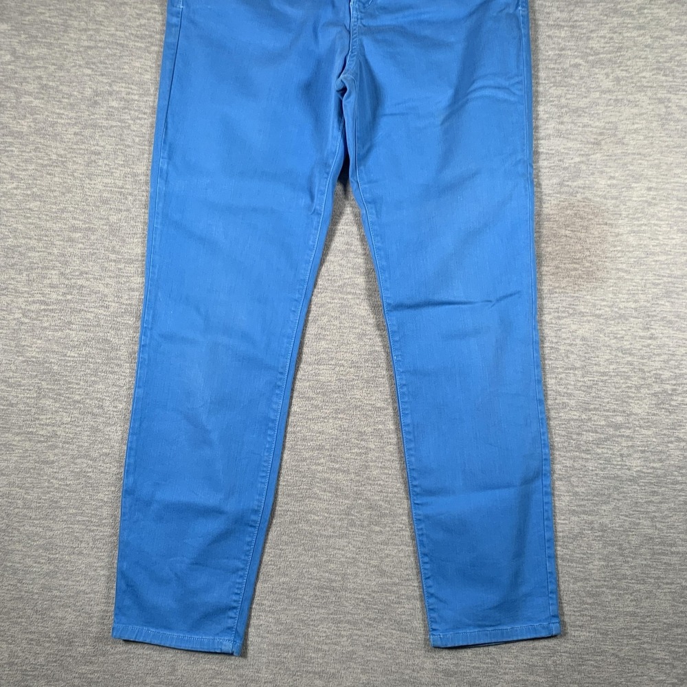 NYDJ Clarissa Ankle Jeans Womens 10 Blue High Rise Slim Lift Tuck Stretch Denim - Picture 3 of 14